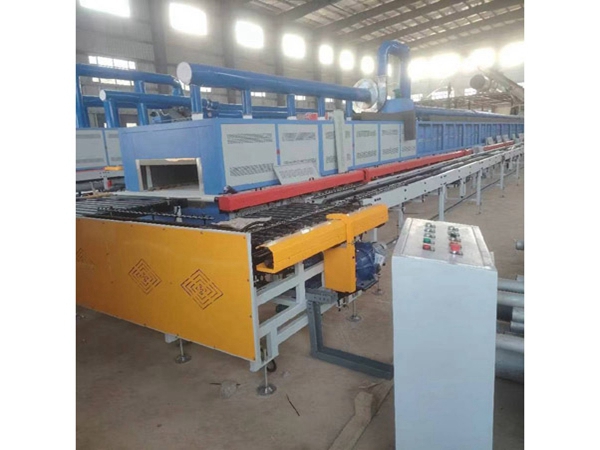 Large continuous roller kiln